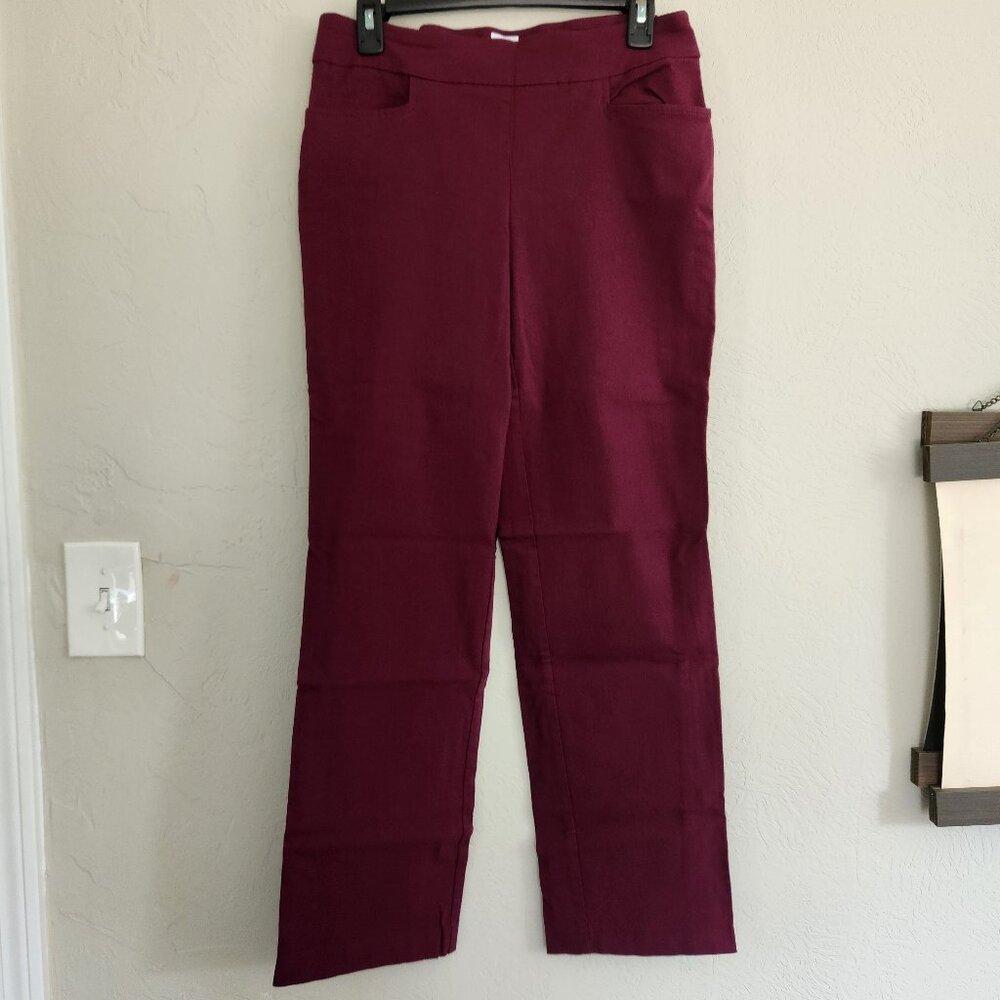 Time and Tru: Mid-Rise Pull On Pant